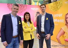 Vincent Verbaeys, Elien Pieters and Jens de Busscher of Gediflora gave this IPM extra attention to their Pinko Pink.